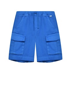 Бермуды с карманами-карго, синие IL Gufo
