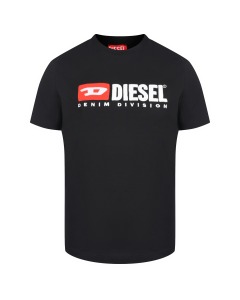 Базовая футболка с лого, черная Diesel