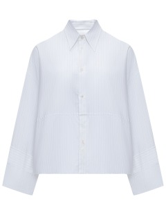 Укороченная белая рубашка MM6 Maison Margiela