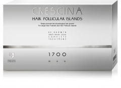 Crescina Комплекс для мужчин Follicular Islands 1700 (лосьон для стимуляции роста волос №20 + лосьон против выпадения волос №20) (Crescina, Crescina 1700)
